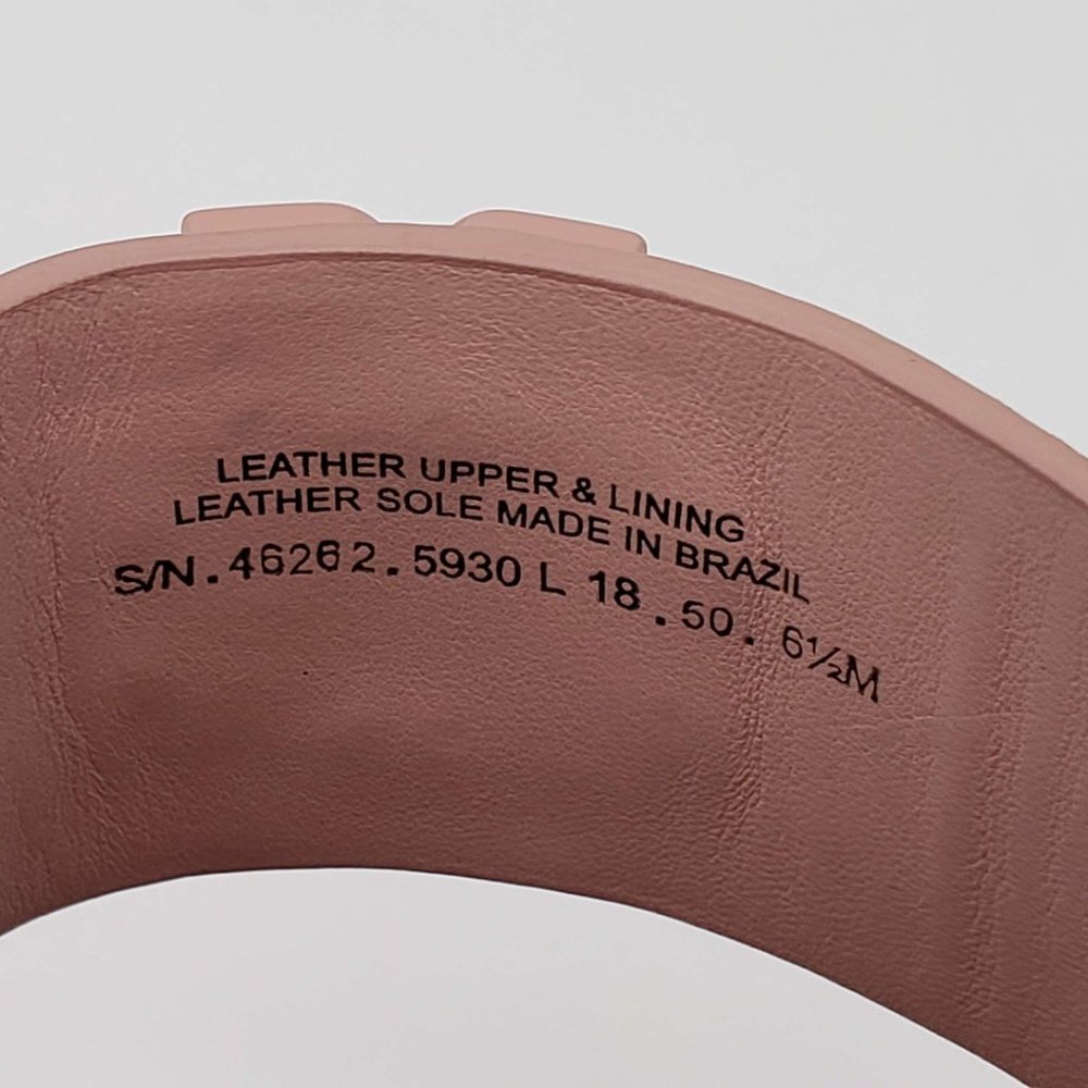 100% Authentic Tory Burch Leather Pink Sandal - Picture 7 of 8